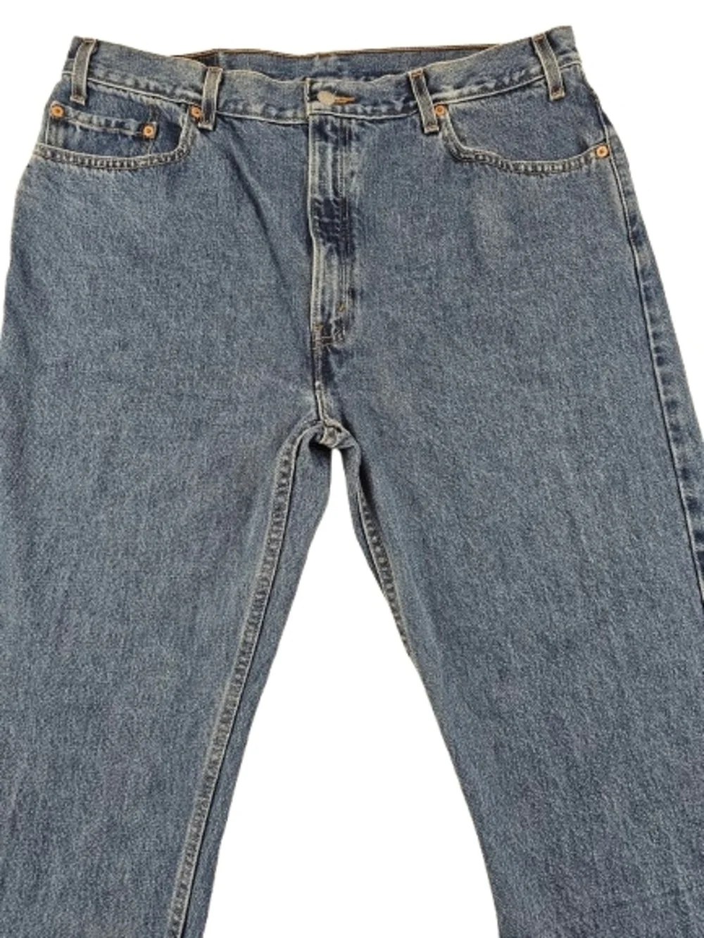 VINTAGE Y2K Levi's 505 Regular Fit Straight‎ Leg Men's 40x30 Med Wash Jeans 90s